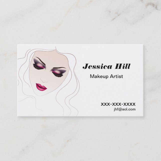 Custom Business Card-Beauty Card (Front)