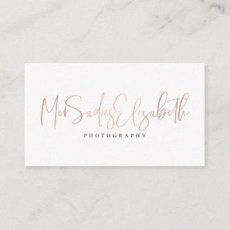 Custom Business Card Design for MerSadies