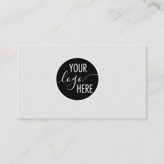 Custom business card Logo, Qr code, business info (Front)