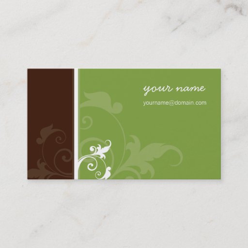 Customizable CUSTOM BUSINESS CARD :: verve :: Angel