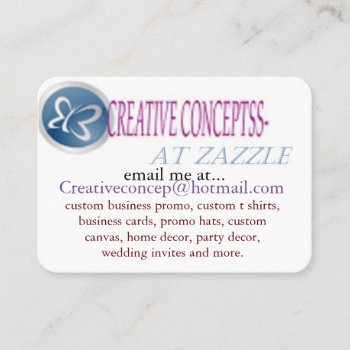 Custom Business Cards by CREATIVEforBUSINESS at Zazzle