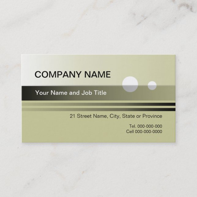 Custom Business Cards (Front)