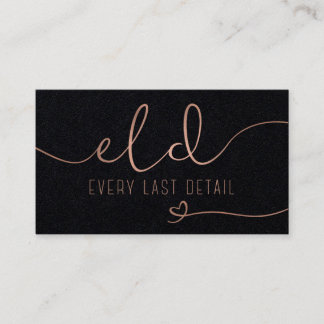 Custom Business Cards: Every Last Detail Card