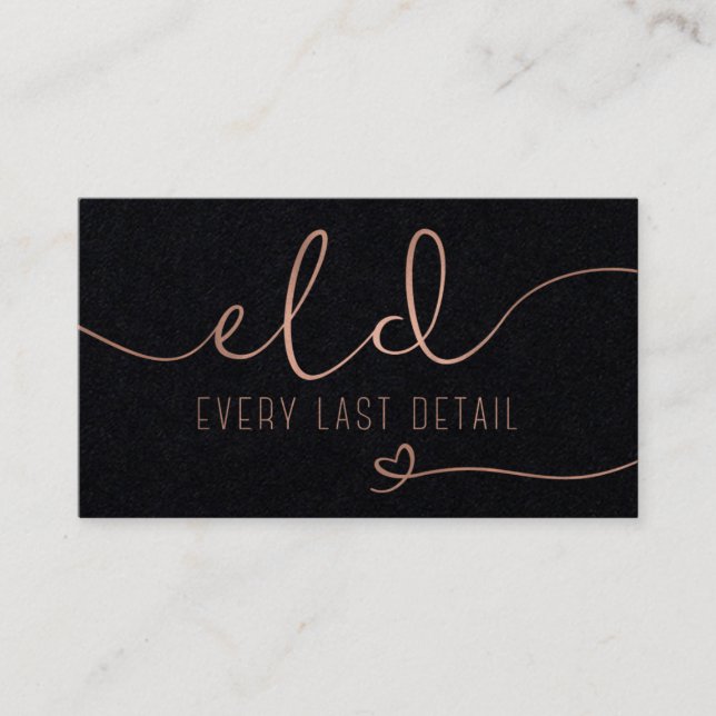 Custom Business Cards: Every Last Detail Card (Front)