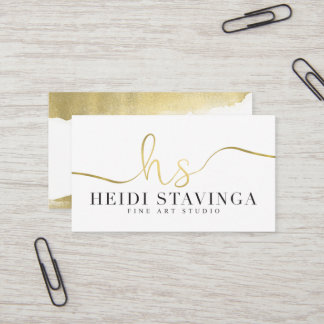 Custom Business Cards: Heidi Stavinga Card