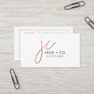 Custom Business Cards: Jade + Co Business Card