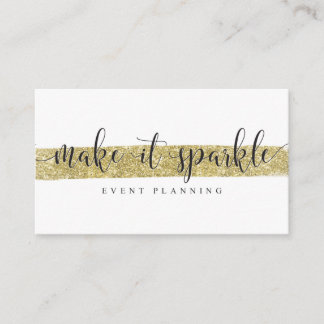 Custom Business Cards: Make It Sparkle Card