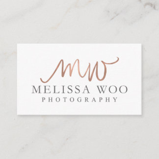 Custom Business Cards: Melissa Woo Card