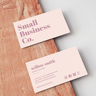 Custom Business Cards Minimal Stylish