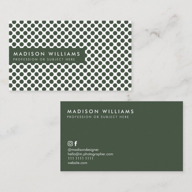Custom Business Cards Minimal Stylish (Front/Back)