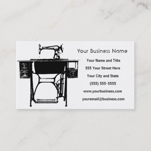 Custom Business Cards - Seamstress / Tailor