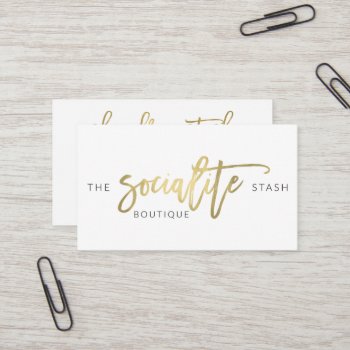Custom Business Cards: The Socialite Stash Business Card by fancybelle at Zazzle