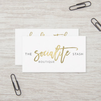 Custom Business Cards: The Socialite Stash Card