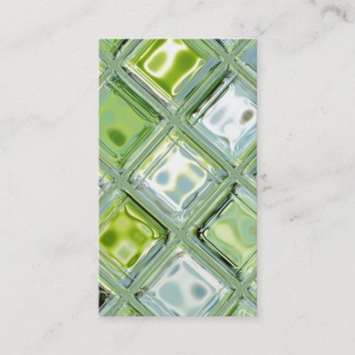Custom Business Cards with Glass Tile Art