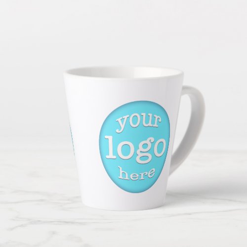 Custom Business Company Barista Cafe Logo Branded Latte Mug