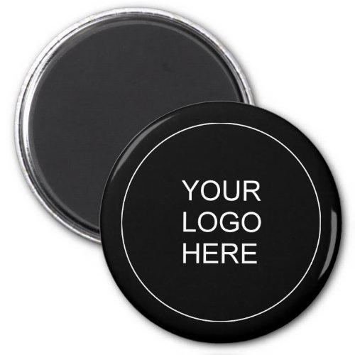 Custom Business Company Logo Add Text Template Magnet