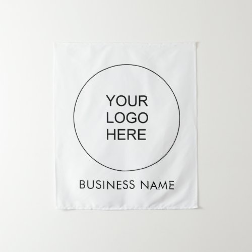 Custom Business Company Logo Add Text Template Tapestry