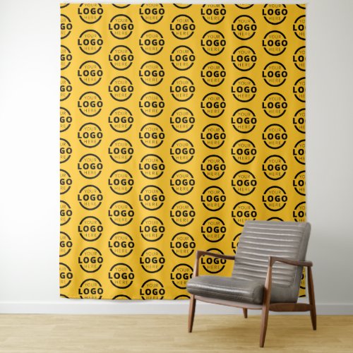 Custom Business Company Logo Backdrop Yellow