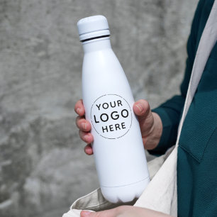 Custom Business Company Logo Branded Water Bottle Sticker