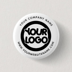Custom  Business Company Logo Button