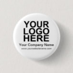 Custom  Business Company Logo Button<br><div class="desc">Custom Business Company Logo button</div>