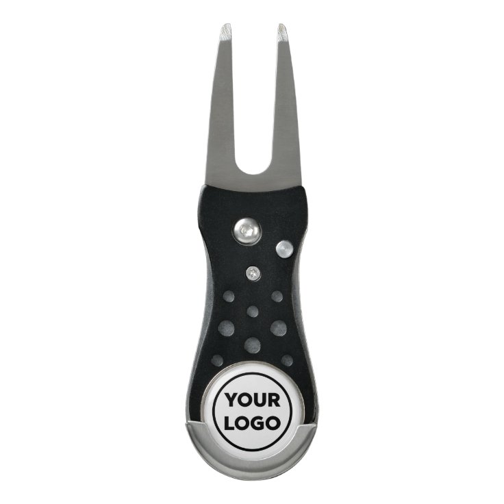 Custom Business Company Logo Divot Tool Zazzle