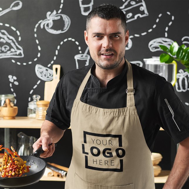 Custom Business Company Logo Employee Staff Adult Apron (Creator Uploaded)
