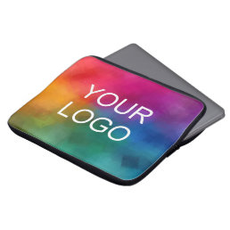 Custom Business Company Logo Here Modern Template Laptop Sleeve