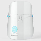 Custom Business Company Logo Office Staff Employee Face Shield (Front)