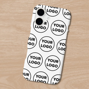 Custom Business Company Logo Pattern iPhone 17 Case