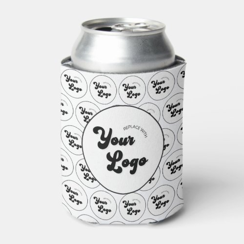 Custom Business Company Logo Pattern Promotional  Can Cooler
