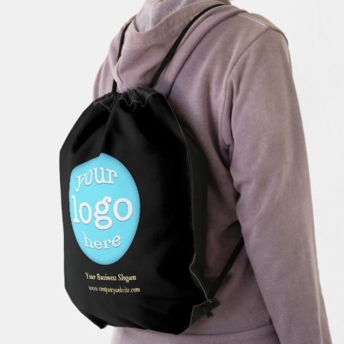 Custom Business Company Logo Promotion Employee Drawstring Bag