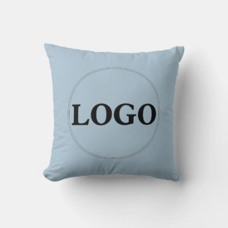 Custom Business Company Logo Promotional Branded  Throw Pillow