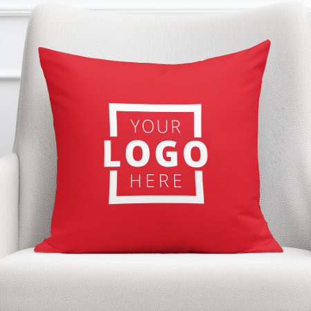 Custom Business Company Logo Promotional Branded Throw Pillow