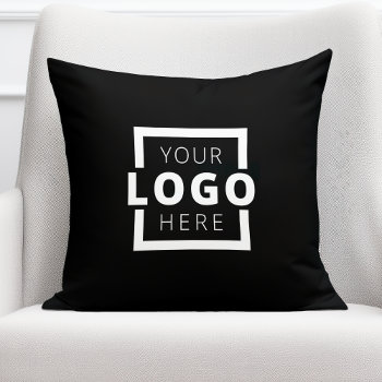 Custom Business Company Logo Promotional Branded Throw Pillow by promotional_products at Zazzle