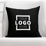 Custom Business Company Logo Promotional Branded Throw Pillow at Zazzle