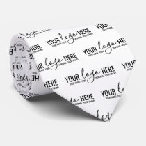 Custom Business Company Logo Promotional Pattern Neck Tie Custom Business Company Logo Promotional Pattern Neck Tie