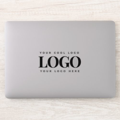 Custom Business Company Logo Rectangle Laptop   Sticker