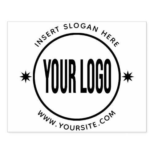 Custom Business Company Logo Rubber Stamp