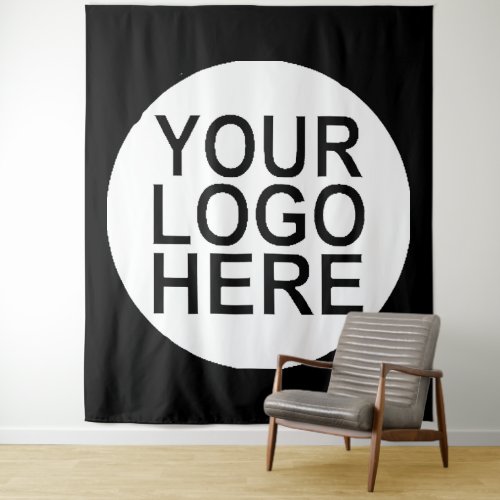 Custom Business Company Logo Tapestry