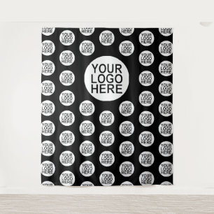Custom Business Company Logo Tapestry