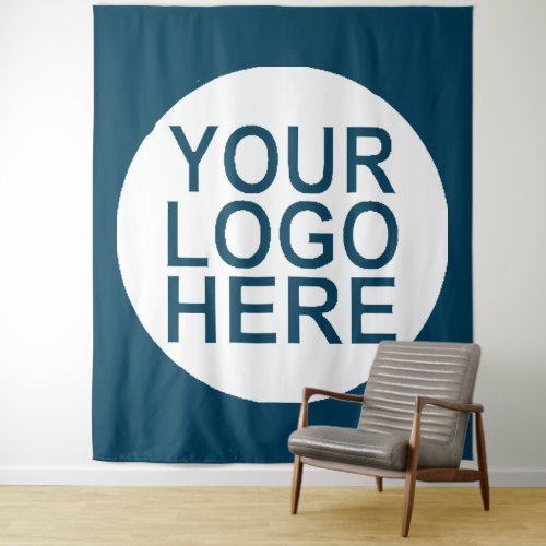 Custom Business Company Logo Tapestry