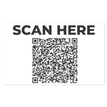 Custom Business / Company QR Code Here Big Size