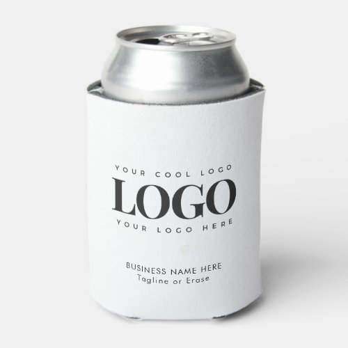 Custom Business Company Rectangle Logo Text Can Cooler