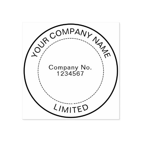 Custom Business Company Rubber Stamp