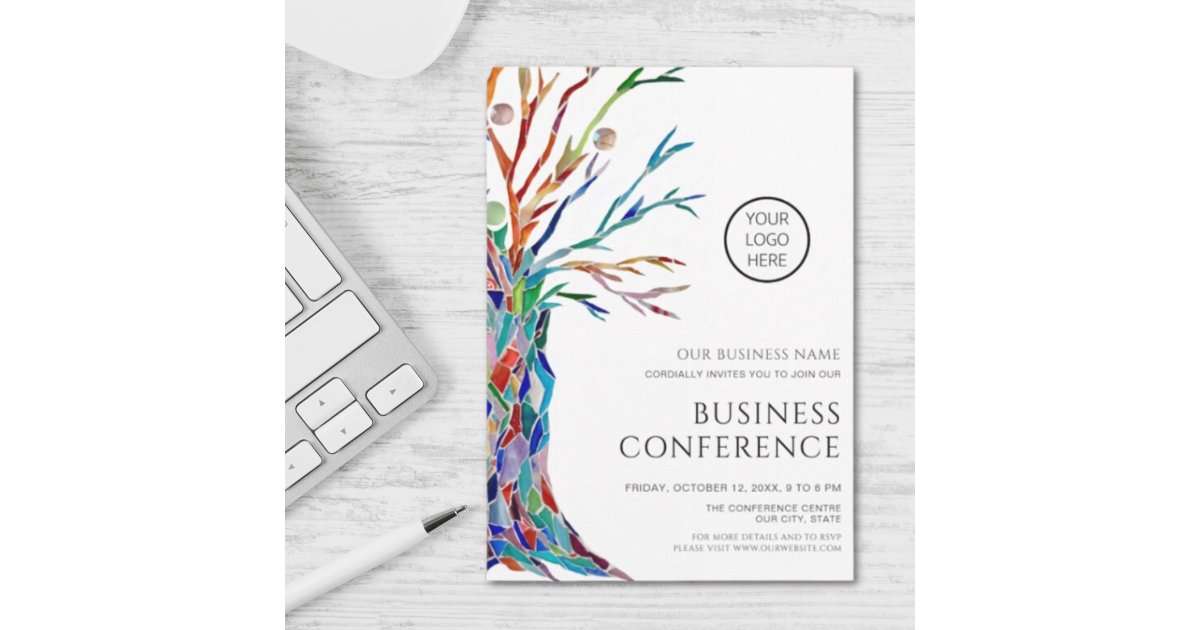 Custom Business Conference Invitation | Zazzle