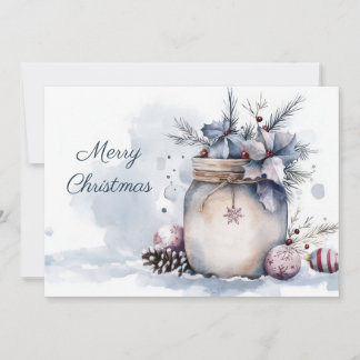 Custom Business Corporate Christmas Holiday Card