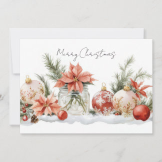 Custom Business Corporate Christmas Holiday Card