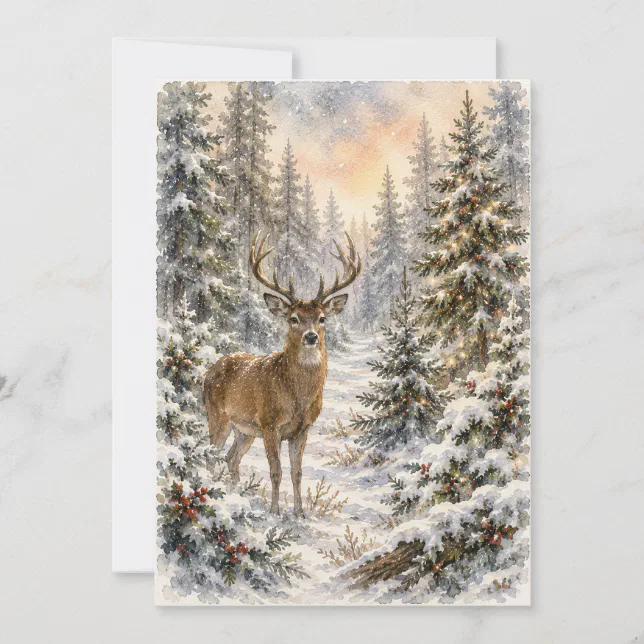 Custom Business Corporate Christmas Holiday Card | Zazzle