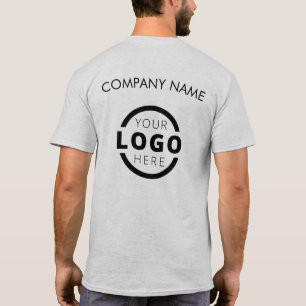 Custom Business Corporate Logo Employee Uniform T-Shirt